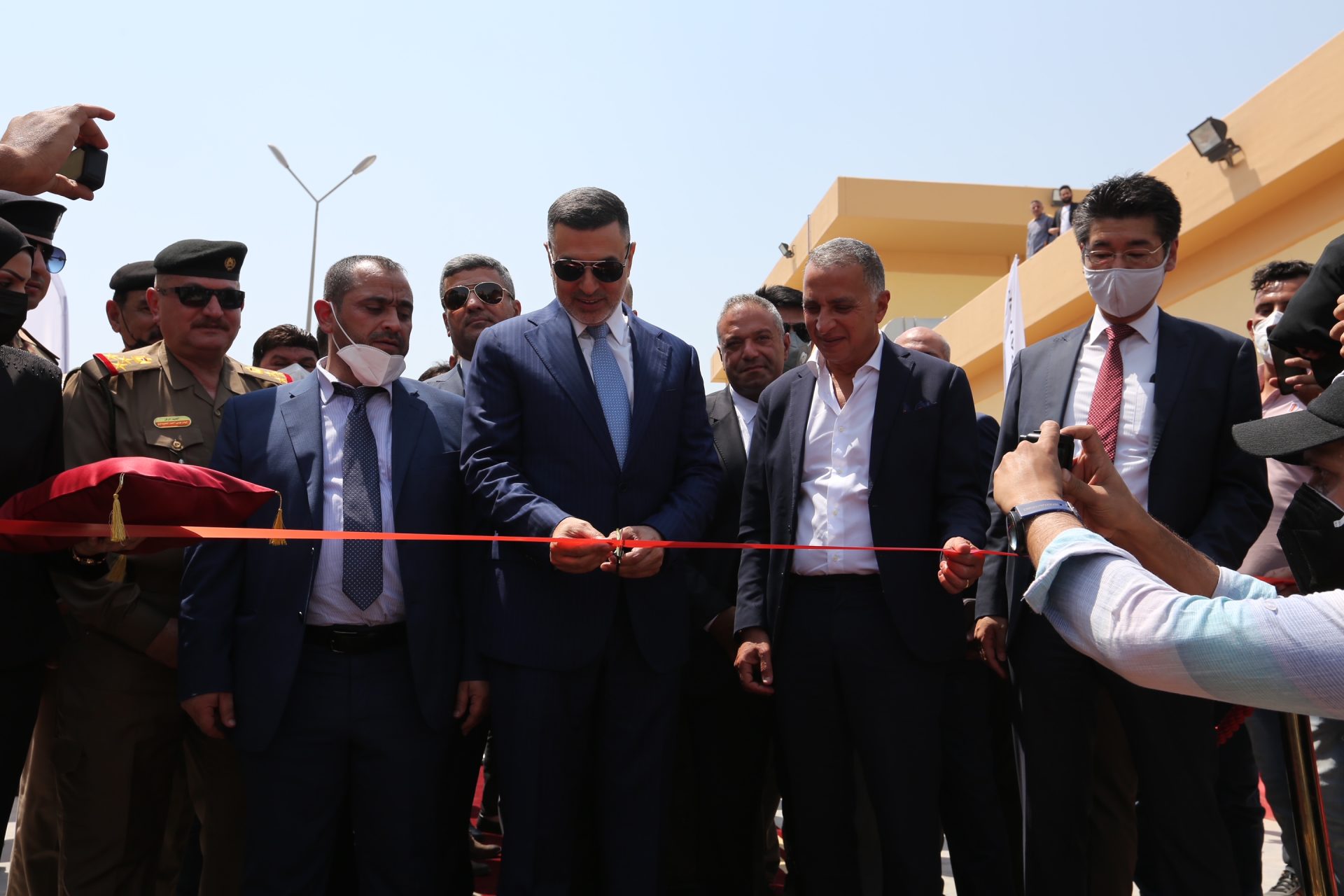 Bashir Mraish Consultancy organizes the inauguration of ELSEWEDY ELECTRIC & Toyota Tsusho Corporation for (4) gas insulated switchgear in Sothern Iraq
